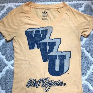 ❌SOLD❌ Adidas West Virginia V-neck